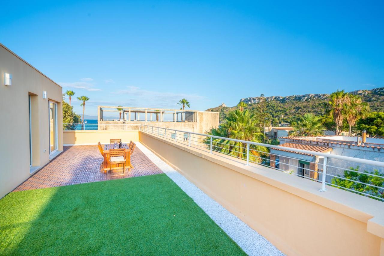 Terrazza Sella Del Diavolo - Vista Mare - Wifi Ac Appartement Cagliari Buitenkant foto